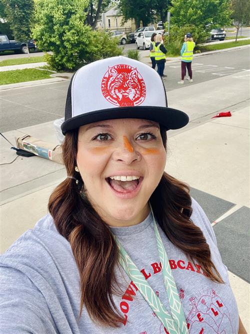 Ms. Kuntz at the 2023 Lowell Fun Run